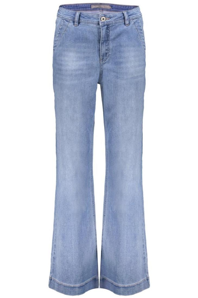 WIDE LEG JEANS 51000 10 Stonebleach denim